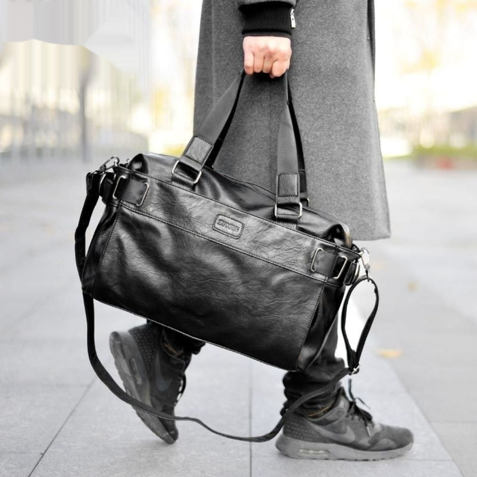 Men's leather handbag