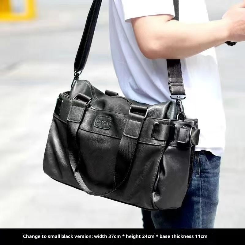 Men's leather handbag