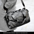 Men's leather handbag