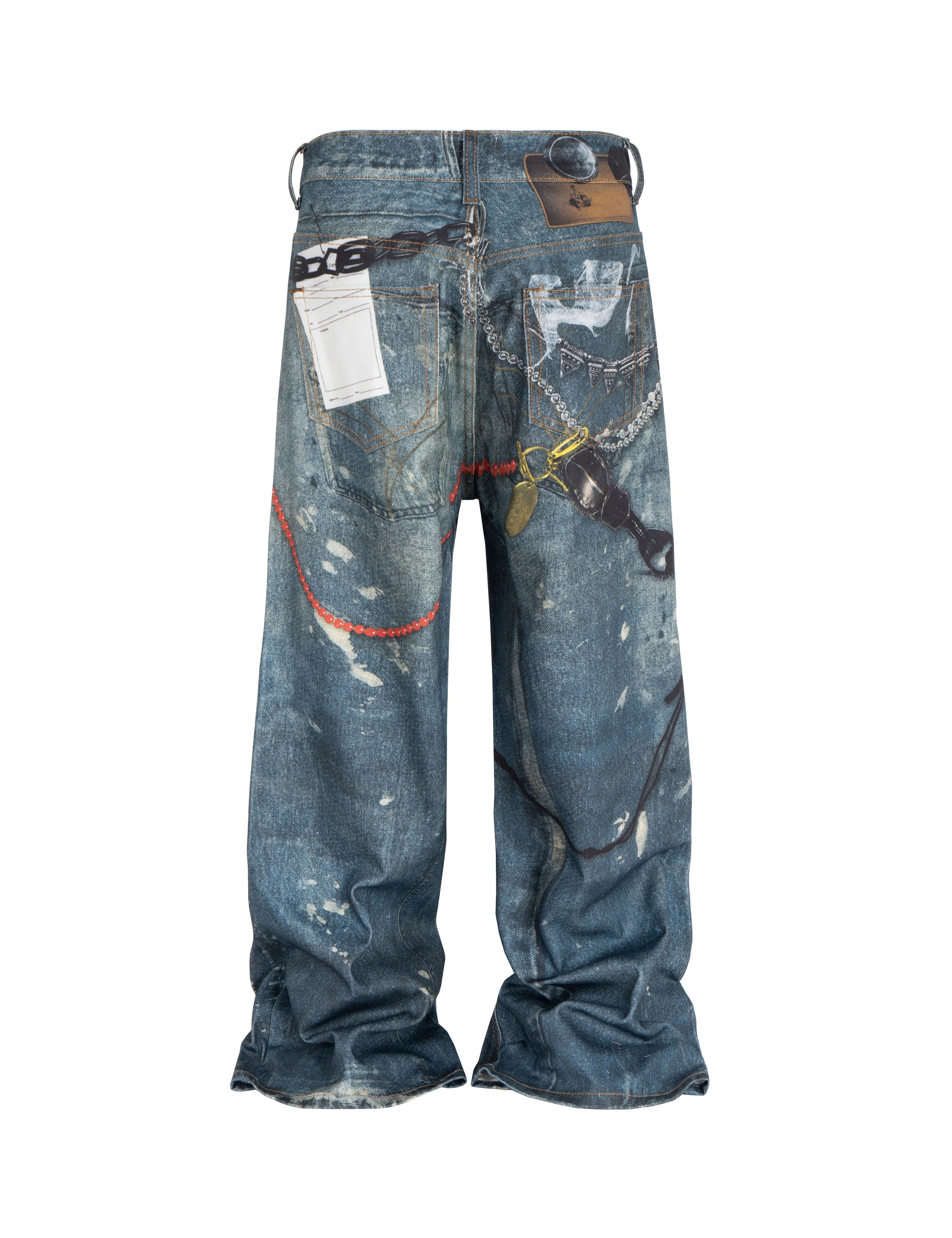 Men’s wide leg jeans