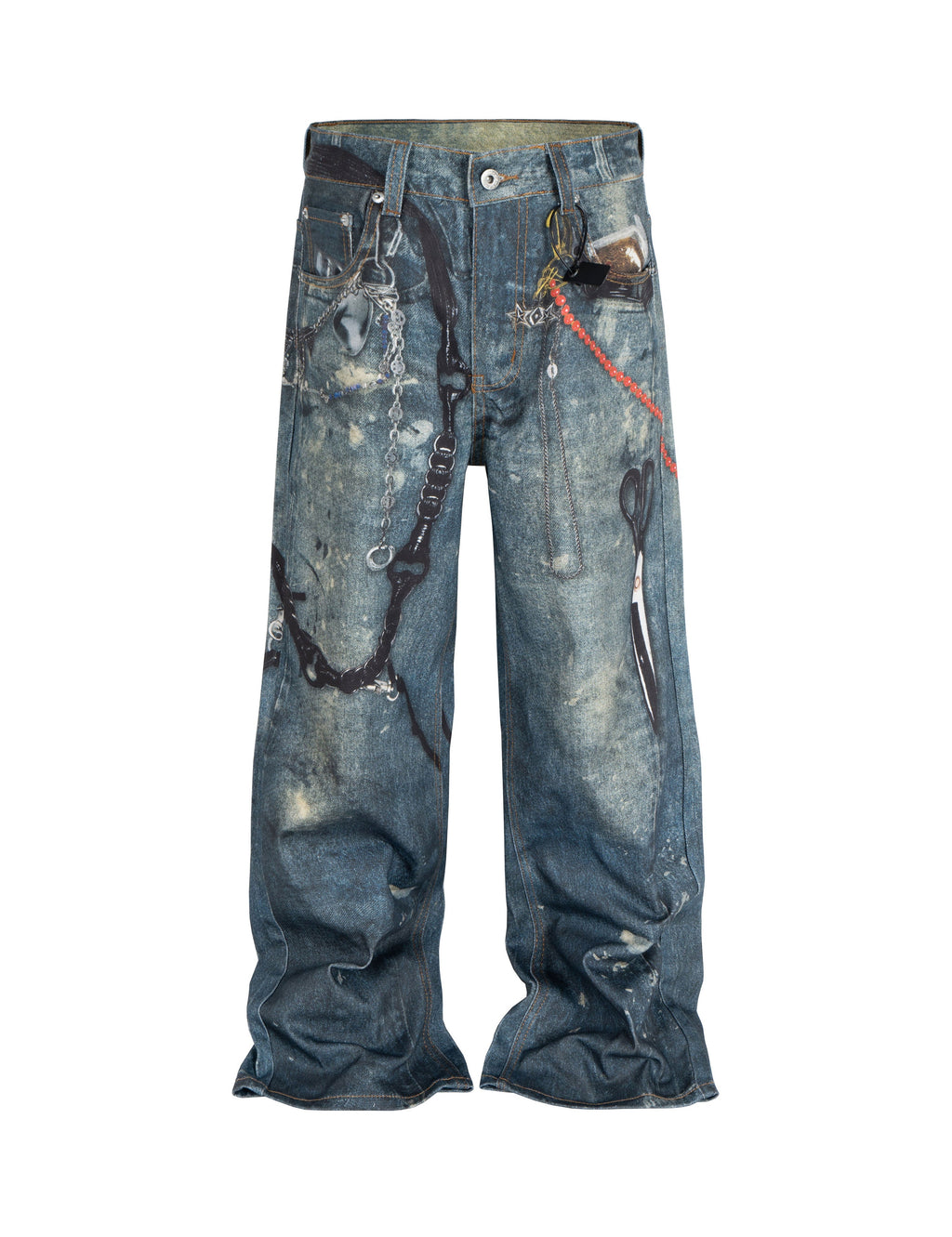 Men’s wide leg jeans