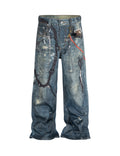 Men’s wide leg jeans