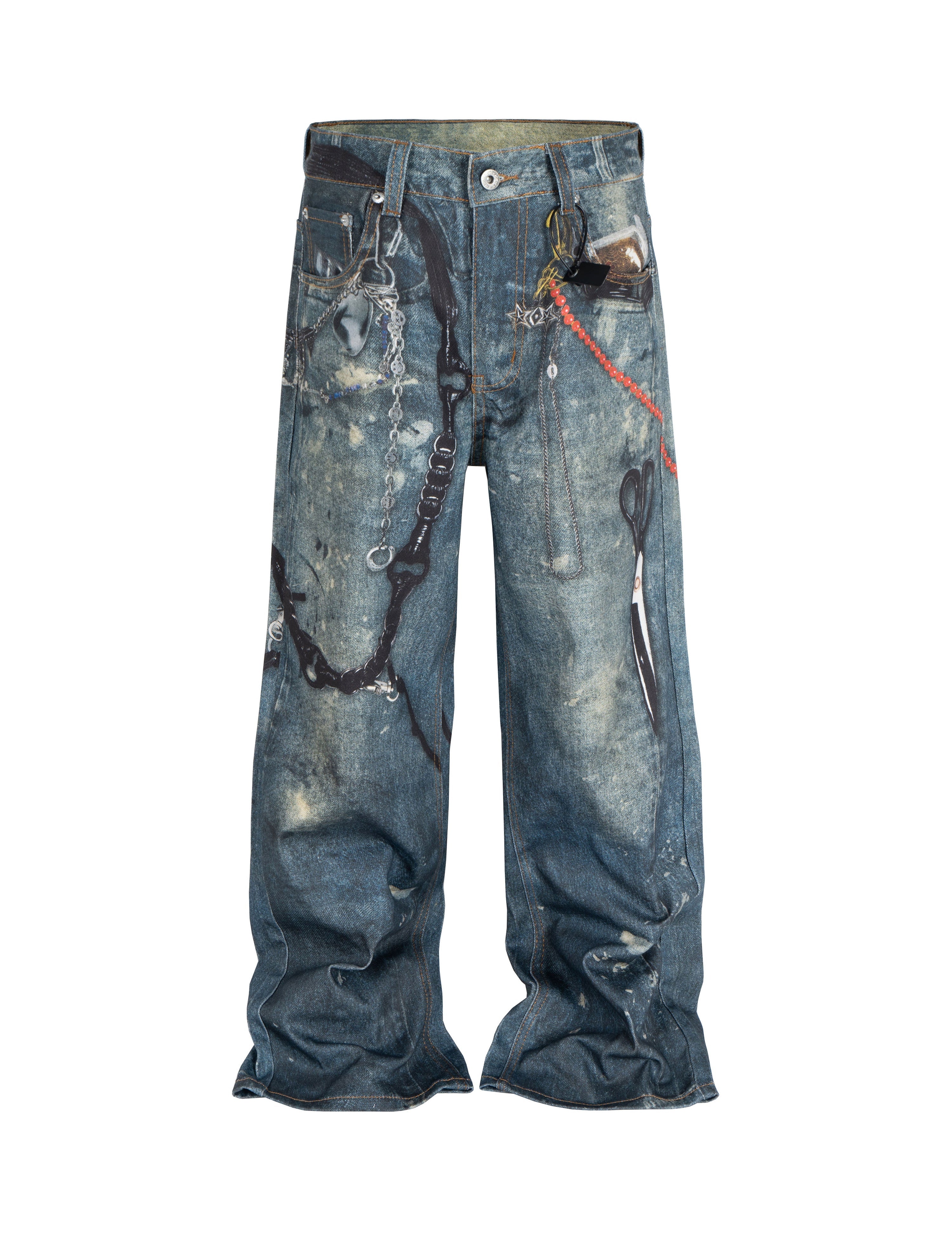 Men’s wide leg jeans