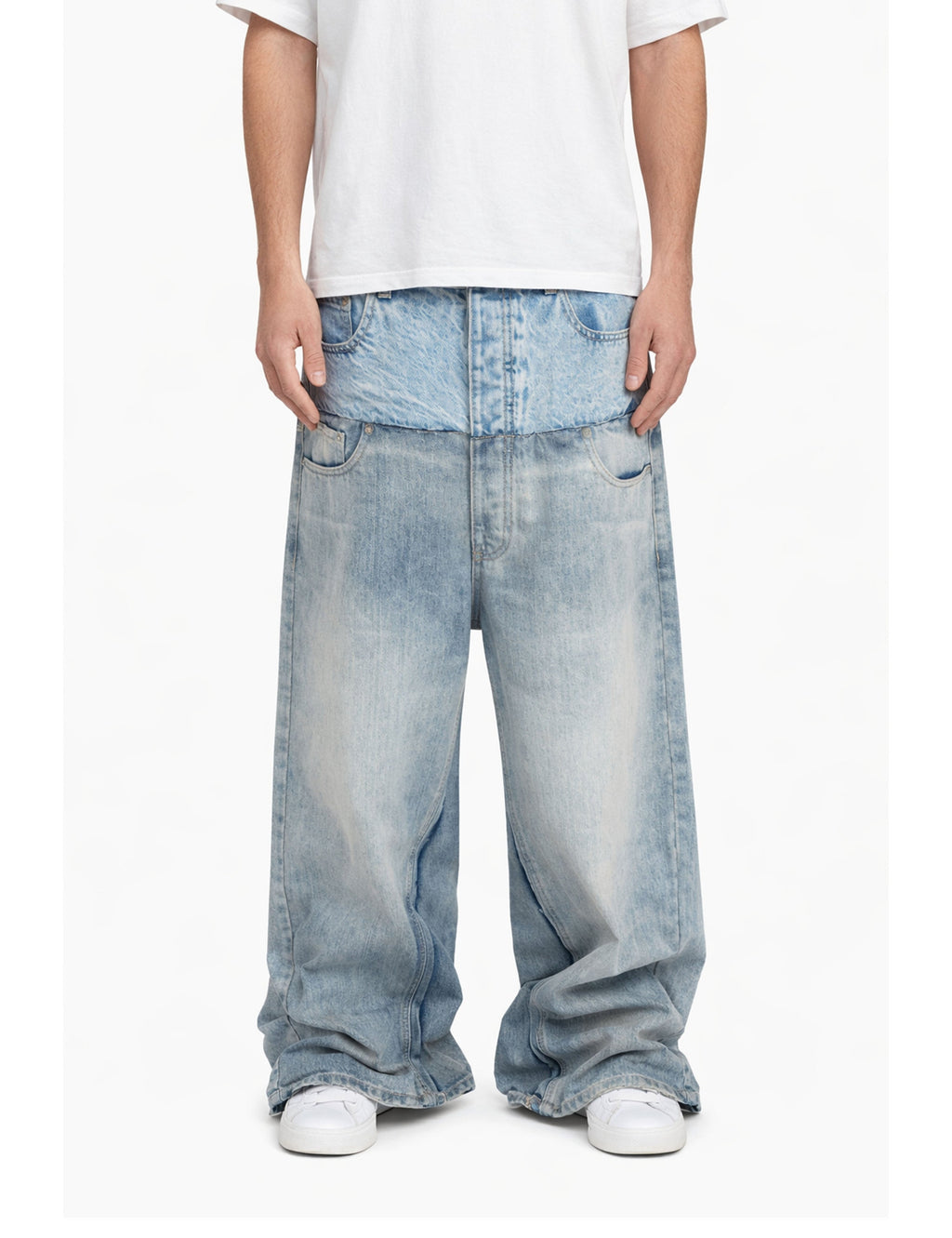 Men’s wide leg jeans