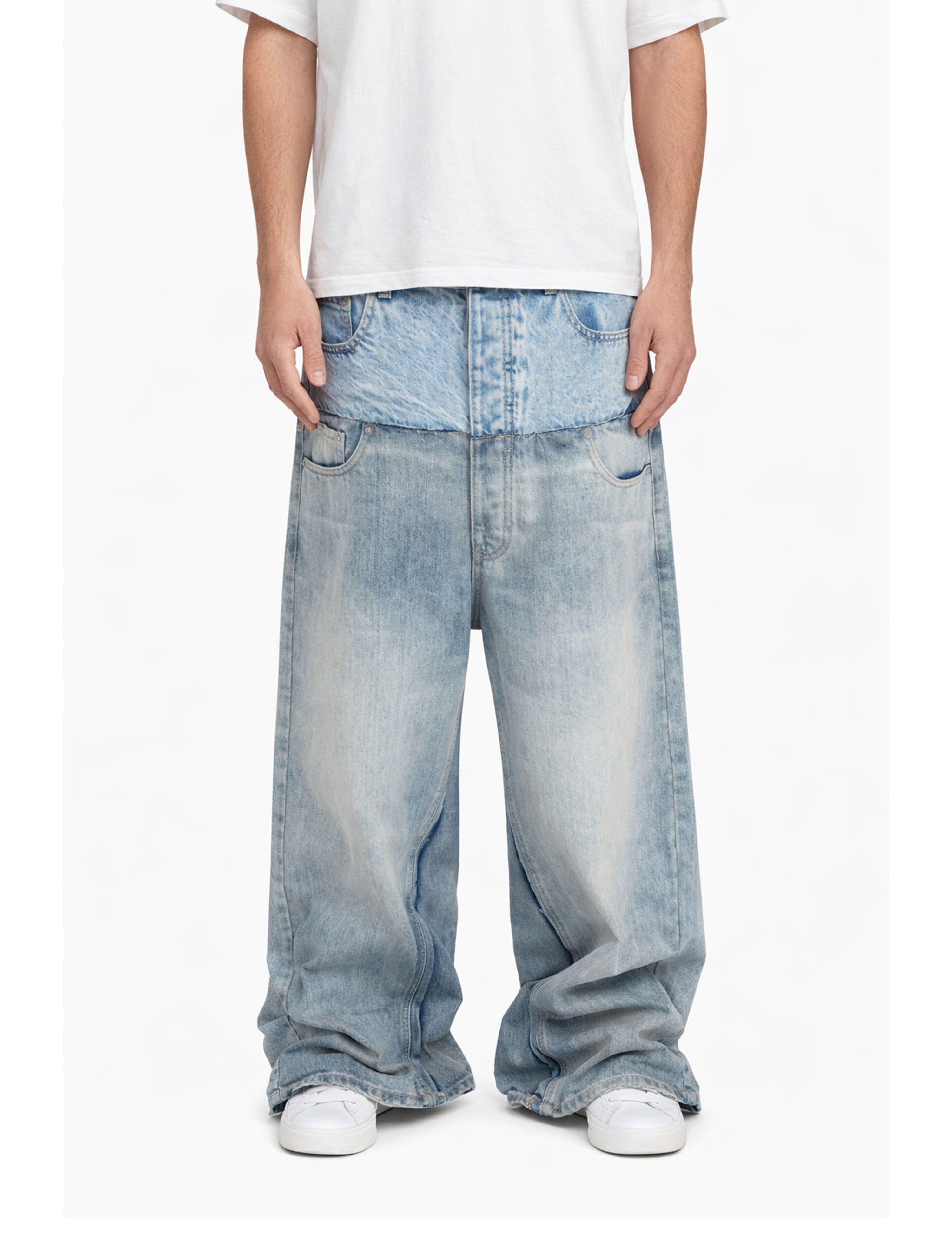 Men’s wide leg jeans